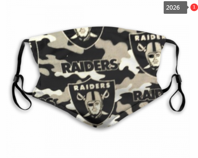NFL Oakland Raiders #32 Dust mask with filter->nfl dust mask->Sports Accessory